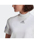 ADIDAS SPORTSWEAR Tricou funcțional gri / alb - Pled.ro