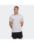 ADIDAS SPORTSWEAR Tricou funcțional 'Designed 4 Running' gri / alb - Pled.ro