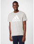 ADIDAS SPORTSWEAR Tricou funcțional 'Essentials' gri amestecat / alb - Pled.ro