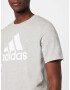 ADIDAS SPORTSWEAR Tricou funcțional 'Essentials' gri amestecat / alb - Pled.ro