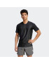 ADIDAS PERFORMANCE Tricou funcțional 'Hiit Workout 3-Stripes' gri / negru - Pled.ro