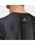 ADIDAS PERFORMANCE Tricou funcțional 'Hiit Workout 3-Stripes' gri / negru - Pled.ro