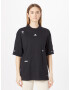 ADIDAS SPORTSWEAR Tricou funcțional 'friend With Healing Crystals Inspired Graphics' negru / alb - Pled.ro