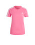 ADIDAS SPORTSWEAR Tricou funcțional 'Essentials 3-Stripes' magenta / alb - Pled.ro