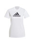 ADIDAS SPORTSWEAR Tricou funcțional 'Primeblue Designed 2 Move Logo' negru / alb - Pled.ro