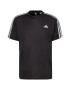 ADIDAS PERFORMANCE Tricou funcțional 'Train Essentials 3-Stripes ' negru / alb - Pled.ro