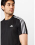 ADIDAS PERFORMANCE Tricou funcțional 'Train Essentials 3-Stripes ' negru / alb - Pled.ro