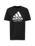 ADIDAS SPORTSWEAR Tricou funcțional negru / alb - Pled.ro