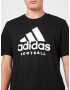 ADIDAS SPORTSWEAR Tricou funcțional negru / alb - Pled.ro