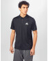 ADIDAS SPORTSWEAR Tricou funcțional 'Aeroready Designed To Move' negru / alb - Pled.ro