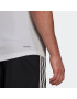 ADIDAS SPORTSWEAR Tricou funcțional 'Primeblue Designed To Move 3-Stripes' negru / alb - Pled.ro