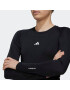 ADIDAS PERFORMANCE Tricou funcțional 'Techfit ' negru / alb - Pled.ro