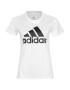 ADIDAS SPORTSWEAR Tricou funcțional 'Essentials' negru / alb murdar - Pled.ro