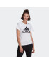 ADIDAS SPORTSWEAR Tricou funcțional 'Essentials' negru / alb murdar - Pled.ro