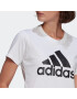 ADIDAS SPORTSWEAR Tricou funcțional 'Essentials' negru / alb murdar - Pled.ro