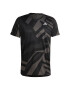 ADIDAS PERFORMANCE Tricou funcțional 'Own The Run Seasonal' gri / negru / alb - Pled.ro