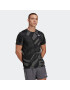 ADIDAS PERFORMANCE Tricou funcțional 'Own The Run Seasonal' gri / negru / alb - Pled.ro