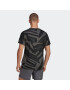 ADIDAS PERFORMANCE Tricou funcțional 'Own The Run Seasonal' gri / negru / alb - Pled.ro