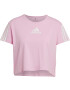 ADIDAS SPORTSWEAR Tricou funcțional roz deschis / alb - Pled.ro