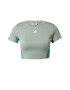 ADIDAS PERFORMANCE Tricou funcțional 'Colorblock ' verde mentă / verde jad / alb - Pled.ro