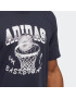 ADIDAS SPORTSWEAR Tricou funcțional 'World of Basketball' albastru marin / alb - Pled.ro