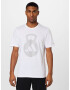 ADIDAS PERFORMANCE Tricou funcțional 'Aeroready Logo Graphic Sleeve' gri deschis / alb - Pled.ro