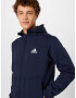 ADIDAS SPORTSWEAR Bluză cu fermoar sport 'Essentials For Gameday Fleece ' albastru închis / alb - Pled.ro