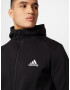 ADIDAS SPORTSWEAR Bluză cu fermoar sport 'Essentials For Gameday Fleece ' negru / alb - Pled.ro