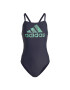 ADIDAS SPORTSWEAR Costum de baie sport 'Big Logo' bleumarin / verde - Pled.ro