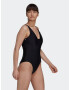 ADIDAS SPORTSWEAR Costum de baie sport 'Iconisea 3-Stripes' gri / negru / alb - Pled.ro