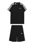 ADIDAS SPORTSWEAR Costum de trening 'Train Essentials Aeroready 3-Stripes -Fit' negru / alb - Pled.ro