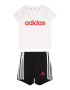 ADIDAS SPORTSWEAR Costum de trening 'Essentials Lineage Organic And' roșu / negru / alb - Pled.ro