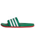 ADIDAS SPORTSWEAR Flip-flops 'Adilette' verde închis / roșu / alb - Pled.ro