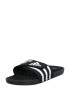 ADIDAS SPORTSWEAR Saboți 'Adissage' negru / alb - Pled.ro