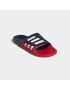 ADIDAS SPORTSWEAR Flip-flops 'TND Adilette' albastru marin / roșu / alb - Pled.ro