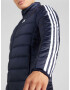 ADIDAS SPORTSWEAR Geacă outdoor 'Essentials 3-Stripes Light Down' albastru închis / alb - Pled.ro