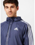 ADIDAS SPORTSWEAR Geacă sport 'Bsc 3-Stripes Wind' bleumarin / alb - Pled.ro