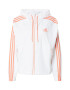 ADIDAS SPORTSWEAR Geacă sport 'Bsc 3-Stripes Wind' portocaliu / alb - Pled.ro