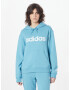 ADIDAS SPORTSWEAR Hanorac sport azuriu / alb - Pled.ro