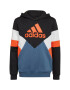 ADIDAS SPORTSWEAR Hanorac sport 'Colorblock Fleece' albastru porumbel / portocaliu / negru / alb - Pled.ro