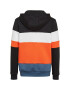 ADIDAS SPORTSWEAR Hanorac sport 'Colorblock Fleece' albastru porumbel / portocaliu / negru / alb - Pled.ro