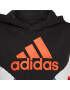 ADIDAS SPORTSWEAR Hanorac sport 'Colorblock Fleece' albastru porumbel / portocaliu / negru / alb - Pled.ro