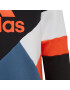 ADIDAS SPORTSWEAR Hanorac sport 'Colorblock Fleece' albastru porumbel / portocaliu / negru / alb - Pled.ro