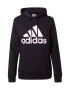 ADIDAS SPORTSWEAR Hanorac sport 'Essentials Logo Fleece' negru / alb - Pled.ro