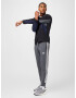 ADIDAS SPORTSWEAR Pantaloni sport 'Essentials French Terry Tapered Cuff 3-Stripes' gri închis / alb - Pled.ro