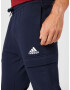 ADIDAS SPORTSWEAR Pantaloni sport 'Essentials Fleece Tapered ' albastru închis / alb - Pled.ro