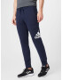 ADIDAS SPORTSWEAR Pantaloni sport 'Essentials French Terry Tapered Cuff Logo' albastru închis / alb - Pled.ro