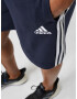 ADIDAS SPORTSWEAR Pantaloni sport 'Essentials French Terry 3-Stripes' bleumarin / alb - Pled.ro