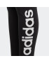 ADIDAS SPORTSWEAR Pantaloni sport 'Essentials Linear Logo ' negru / alb - Pled.ro