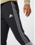 ADIDAS SPORTSWEAR Pantaloni sport 'Essentials Mélange French Terry' gri / negru / alb - Pled.ro